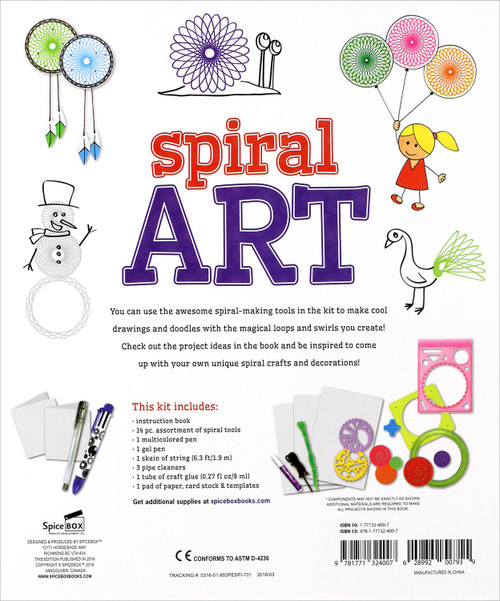 SpiceBox Petit Picasso Spiral Art Kit- - PP07939 SpiceBox Petit Picasso Spiral Art Kit- - PP07939
