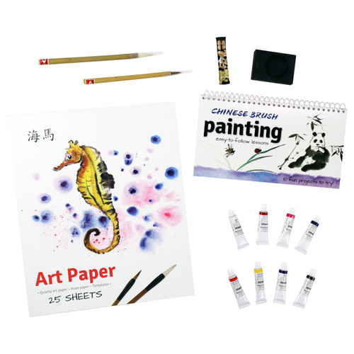 SpiceBox Petit Picasso Chinese Brush Painting Kit- - PP10304 SpiceBox Petit Picasso Chinese Brush Painting Kit- - PP10304