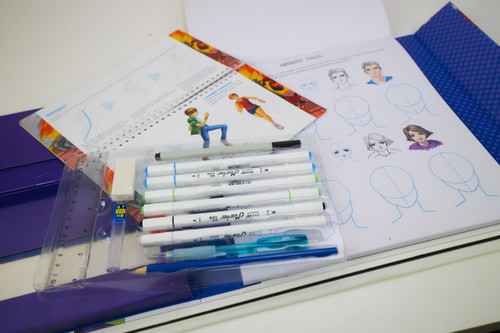 SpiceBox Petit Picasso Drawing Manga Kit- - PP13572