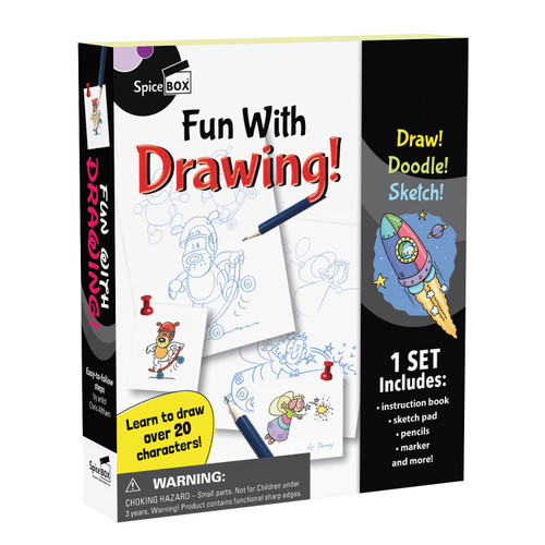 SpiceBox Fun With Drawing! Kit- - FW10144 - 628992010144