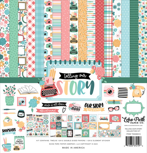 Echo Park Collection Kit 12"X12"-Telling Our Story - OS360016 - 691835372198 Echo Park Collection Kit 12"X12"-Telling Our Story - OS360016 - 691835372198