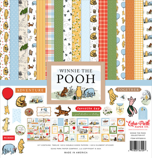 Echo Park Collection Kit 12"X12"-Winnie The Pooh - TP363016 - 691835361093