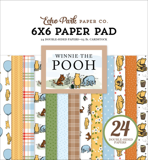 Echo Park Double-Sided Paper Pad 6"X6" 24/Pkg-Winnie The Pooh - TP363023 - 691835361895