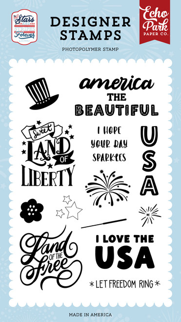 Stars And Stripes Forever Stamps-Land Of The Free SF369040 - 691835409597