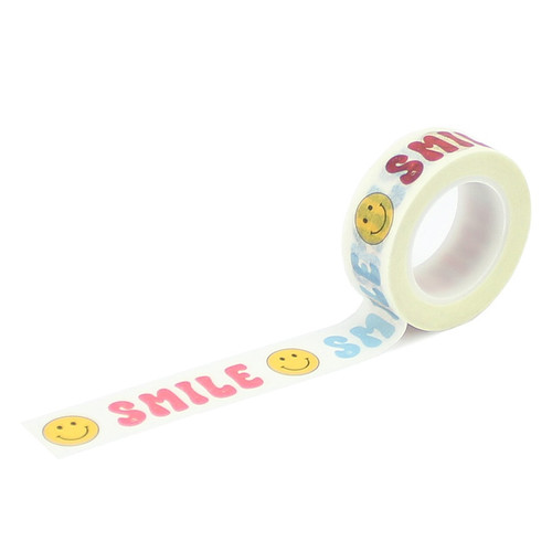 Have A Nice Day Washi Tape 30'-Keep Smiling ND361037 - 691835380292