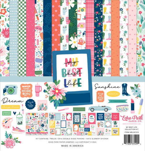 Echo Park Collection Kit 12"X12"-My Best Life - BL367016 - 691835374994