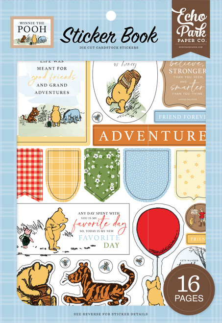 Echo Park Sticker Book-Winnie The Pooh TP363029 - 691835362496