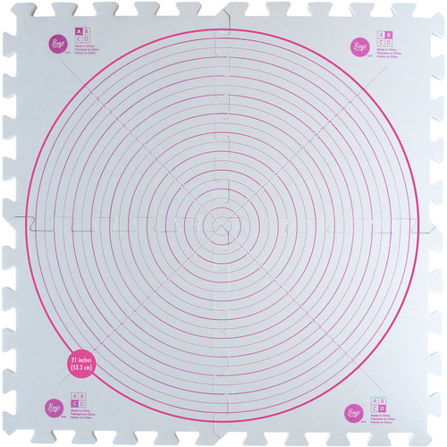 Boye Circular Interlocking Blocking Boards 4/Pkg-12"X12" 4240166