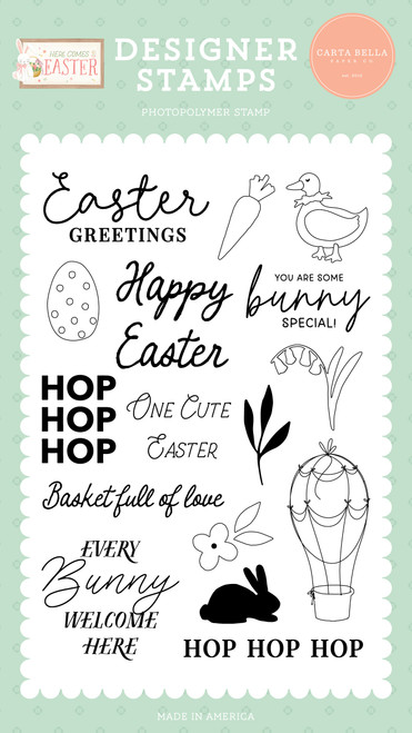 Here Comes Easter Stamps-Basket Full Of Love CE351046 - 691835365398