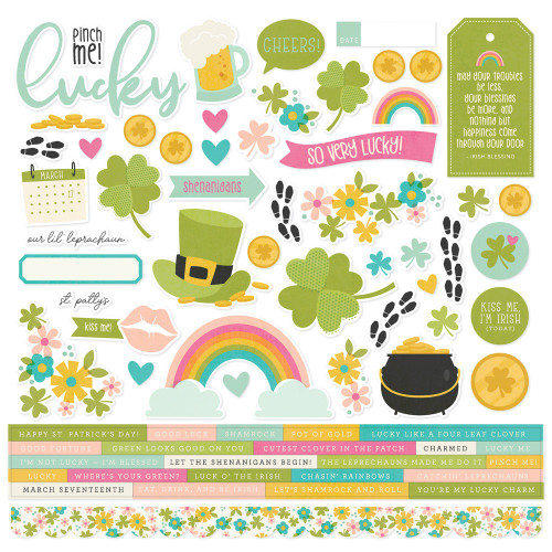 St Patrick's Day Cardstock Stickers-12"X12" - SPT21916 - 810112388473