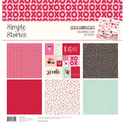 Simple Stories Collection Kit 12"X12"-Valentine's Day - VLD21910 - 810112388411