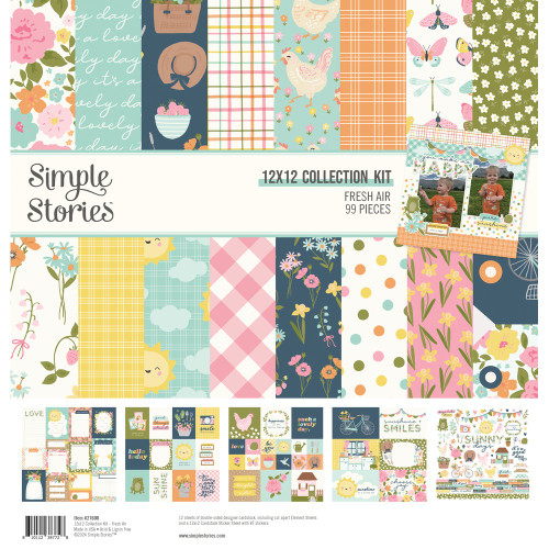 Simple Stories Collection Kit 12"X12"-Fresh Air - FRA21600 - 810112387728