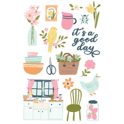 Simple Stories Sticker Book 12/Sheets-Fresh Air - FRA21622 Simple Stories Sticker Book 12/Sheets-Fresh Air - FRA21622