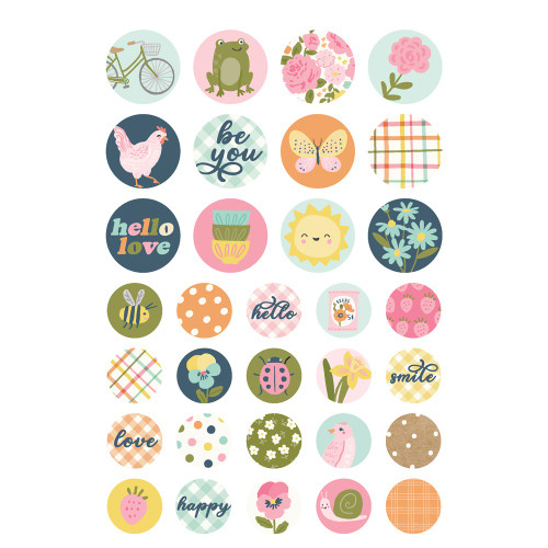 Simple Stories Sticker Book 12/Sheets-Fresh Air - FRA21622 Simple Stories Sticker Book 12/Sheets-Fresh Air - FRA21622