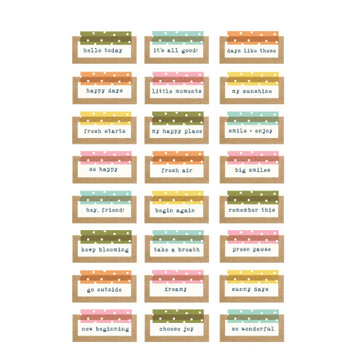 Simple Stories Sticker Book 12/Sheets-Fresh Air - FRA21622 Simple Stories Sticker Book 12/Sheets-Fresh Air - FRA21622