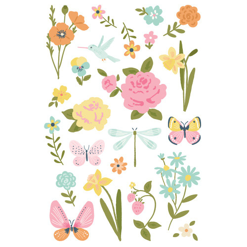 Simple Stories Sticker Book 12/Sheets-Fresh Air - FRA21622 Simple Stories Sticker Book 12/Sheets-Fresh Air - FRA21622