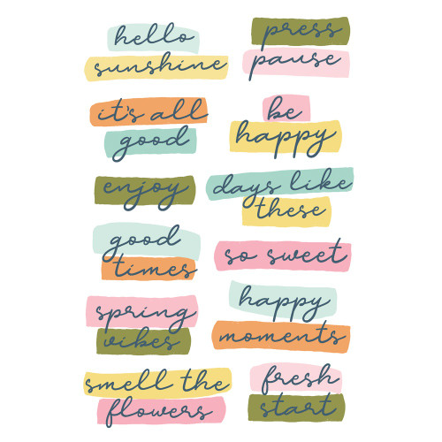 Simple Stories Sticker Book 12/Sheets-Fresh Air - FRA21622 Simple Stories Sticker Book 12/Sheets-Fresh Air - FRA21622