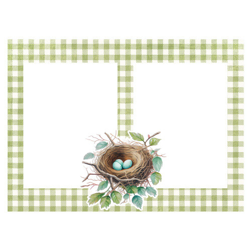 Simple Vintage Spring Garden Chipboard Frames-6/Pkg SGD21729