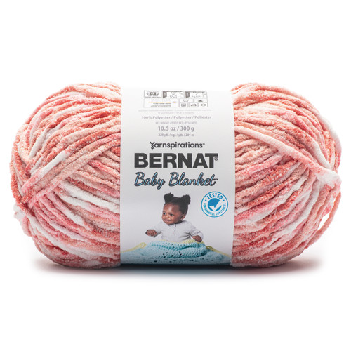 2 Pack - Bernat Baby Blanket Big Ball Yarn-Petal Pink - 161104-04938 - 057355539129
