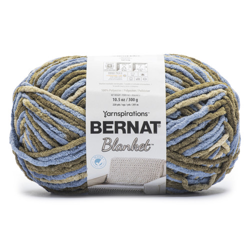 2 Pack Bernat Blanket Big Ball Yarn-Wetland 161110-11039 - 057355530508