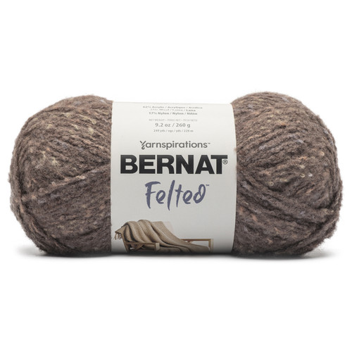 3 Pack Bernat Felted Yarn-Cappuccino Fleck 161180-80014 - 057355531710