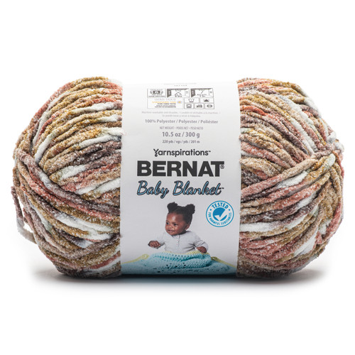 2 Pack Bernat Baby Blanket Big Ball Yarn-Tabby 161104-04925 - 057355538993