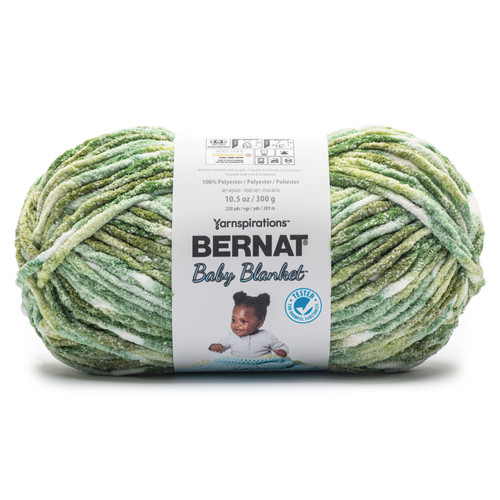 2 Pack - Bernat Baby Blanket Big Ball Yarn-Leafy Greens - 161104-04928 - 057355539020