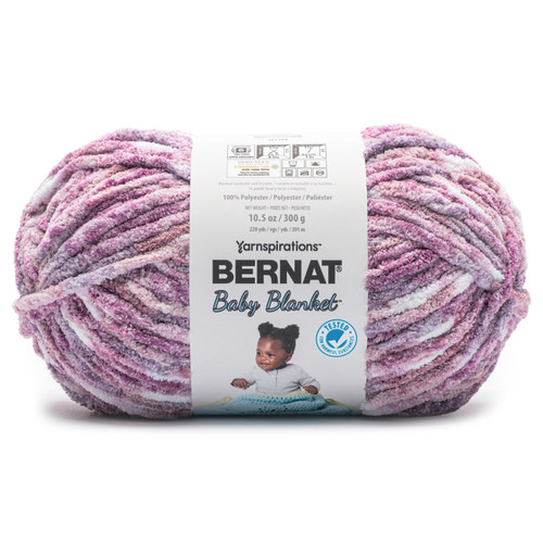 2 Pack Bernat Baby Blanket Big Ball Yarn-Lavender Fields 161104-04933 - 057355539075