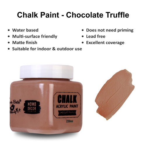 3 Pack Little Birdie Home Decor Chalk Paint-Chocolate Truffle CR96194
