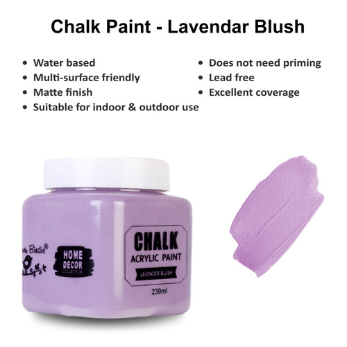 3 Pack Little Birdie Home Decor Chalk Paint-Lavender Blush CR96279