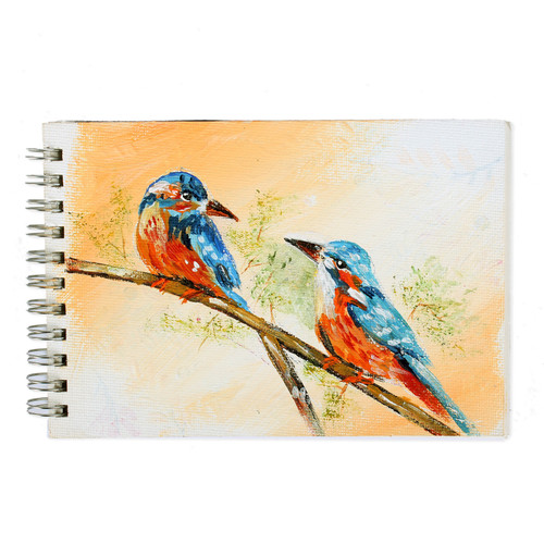 3 Pack - Little Birdie Customizable Canvas Cover Note Book Landscape-A4 - CR91090