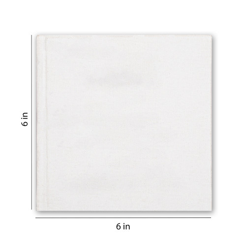 3 Pack - Little Birdie Customizable Canvas Cover Sketch And Draw Book-6"X6" - CR91106