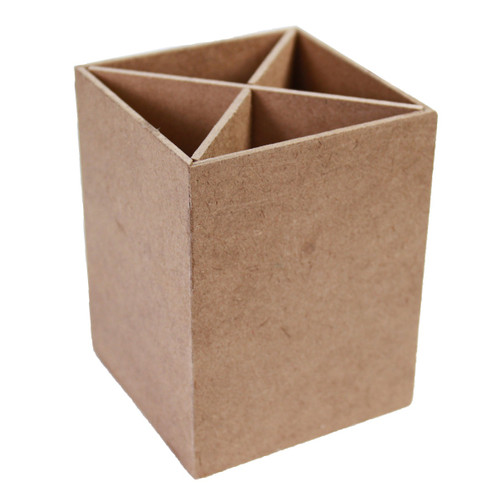 3 Pack - Little Birdie MDF Four Compartment Table Organizer 3"X4"-3"X4" - CR86515 - 8903236689075