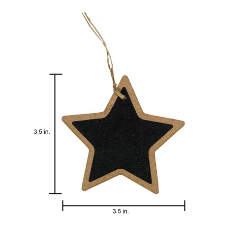 6 Pack - Little Birdie Hanging Mini Chalkboard Sign 2/Pkg-Star - CHKLBRD1-89204