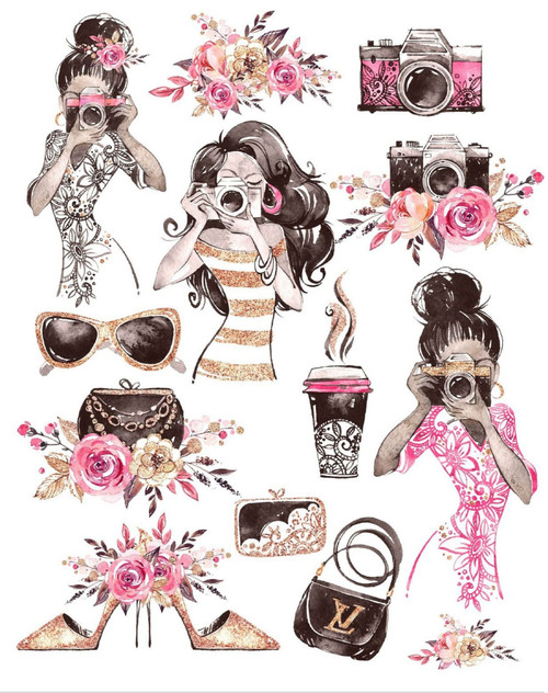 6 Pack - Little Birdie Deco Transfer Sheet A4-Click Perfect - TRNSFR1-88949 - 8903236714012