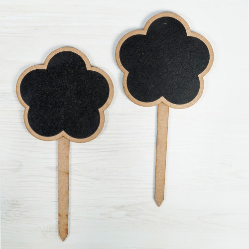 6 Pack - Little Birdie Mini Chalkboard Tabletop Sign 2/Pkg-Flower - CLKBRDTB-89190 6 Pack - Little Birdie Mini Chalkboard Tabletop Sign 2/Pkg-Flower - CLKBRDTB-89190