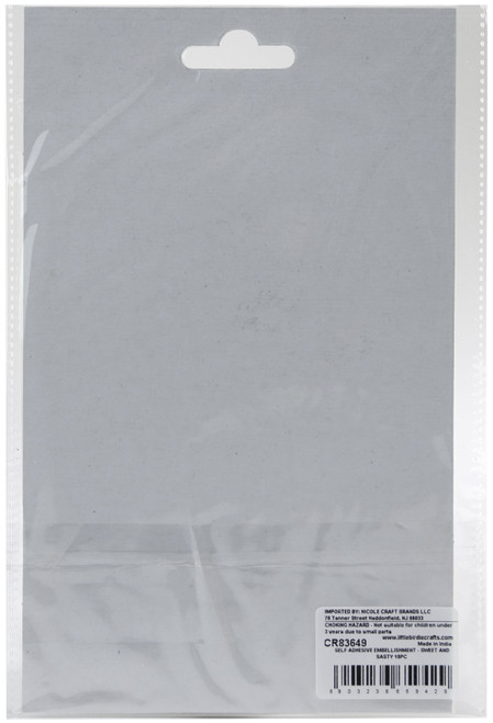 6 Pack - Little Birdie Sticker Embellishment 19/Pkg-Sweet And Sassy - CR83649 6 Pack - Little Birdie Sticker Embellishment 19/Pkg-Sweet And Sassy - CR83649