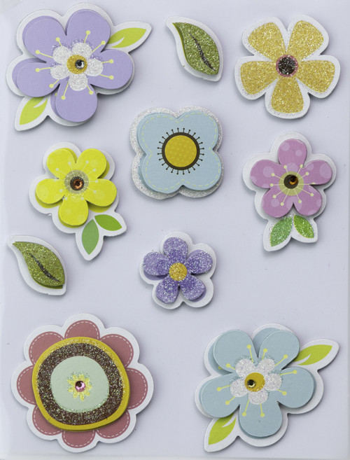 6 Pack - Little Birdie 3D Embellishment 10/Pkg-Garden Flora - CR83654