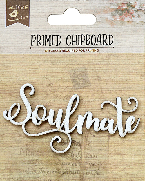 6 Pack - Little Birdie Laser Cut Primed Chipboard 1/Pkg-Soulmate - 1PCBD299-82897 - 8903236651904
