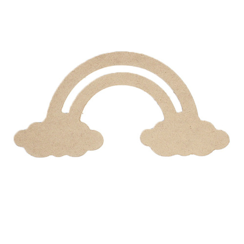 6 Pack - Little Birdie MDF Rainbow Cloud-7 Pieces - CR86436 6 Pack - Little Birdie MDF Rainbow Cloud-7 Pieces - CR86436