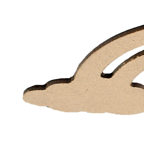 6 Pack - Little Birdie MDF Rainbow Cloud-7 Pieces - CR86436 6 Pack - Little Birdie MDF Rainbow Cloud-7 Pieces - CR86436