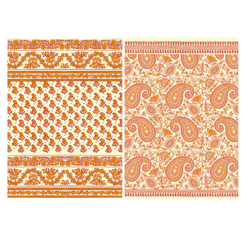 6 Pack - Little Birdie Decoupage Filament Paper A4 2/Pkg-Paisley Fair - FLMNT1-85415 - 8903236678062
