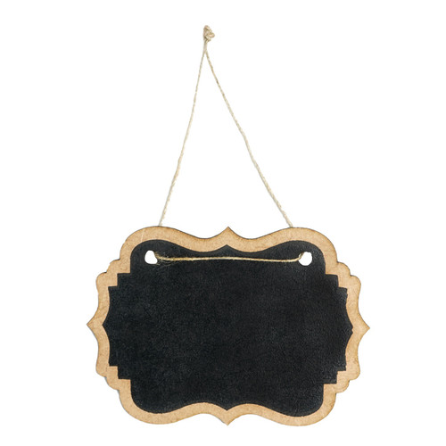 6 Pack Little Birdie Hanging Mini Chalkboard Sign 2/Pkg-Ornate Braces CHKLBRD1-89207 - 8903236716597