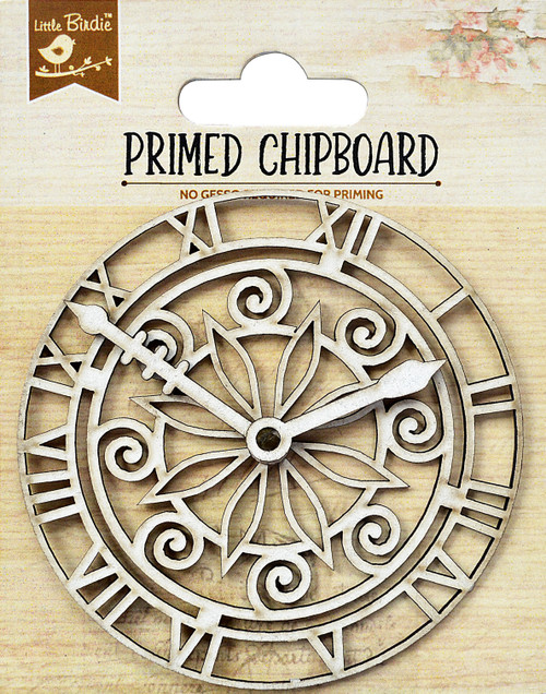 6 Pack Little Birdie Laser Cut Primed Chipboard 1/Pkg-Timekeeper 1PCBD299-81259 - 8903236634884