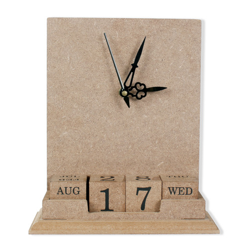 2 Pack Little Birdie Customizable MDF-Table Clock And Date Keeper CR91118 - 8903236735710