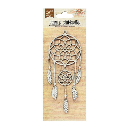 6 Pack - Little Birdie Laser Cut Primed Chipboard 1/Pkg-Dream Catcher - CR57407 - 8903236392449