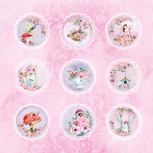 3 Pack - Little Birdie Cardstock Pack 6"X6" 24/Pkg-Fairy Sparkle - CR79761 3 Pack - Little Birdie Cardstock Pack 6"X6" 24/Pkg-Fairy Sparkle - CR79761