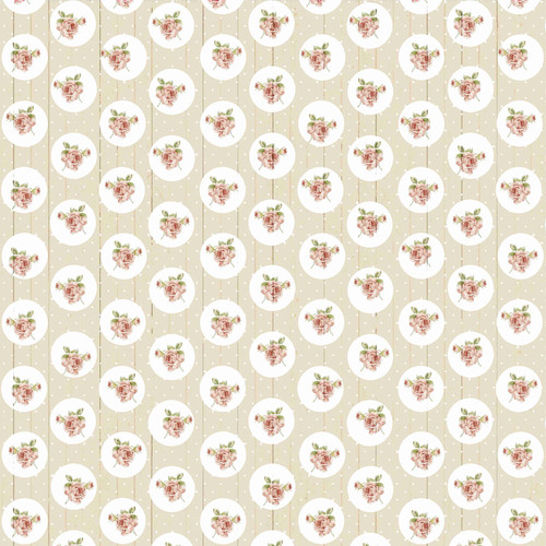 3 Pack - Little Birdie Cardstock Pack 6"X6" 12/Pkg-Shabby Chic Bouquet - CR84006 3 Pack - Little Birdie Cardstock Pack 6"X6" 12/Pkg-Shabby Chic Bouquet - CR84006