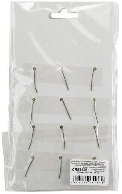 3 Pack - Little Birdie Marisa Paper Flowers 12/pkg-Celebrate Life - 5A0020L9-83125