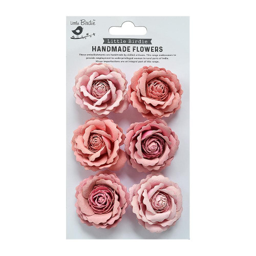 3 Pack Little Birdie Ellis Paper Flowers 6/Pkg-Celebrate Life ELLIS-82928 - 8903236652215